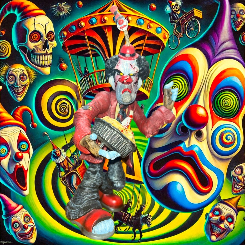 EUC Stitches the Clown - Mezco’s 2003 Dark Carnival Horror Icon